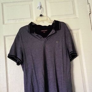 Michael Kors grey polo shirt size xl